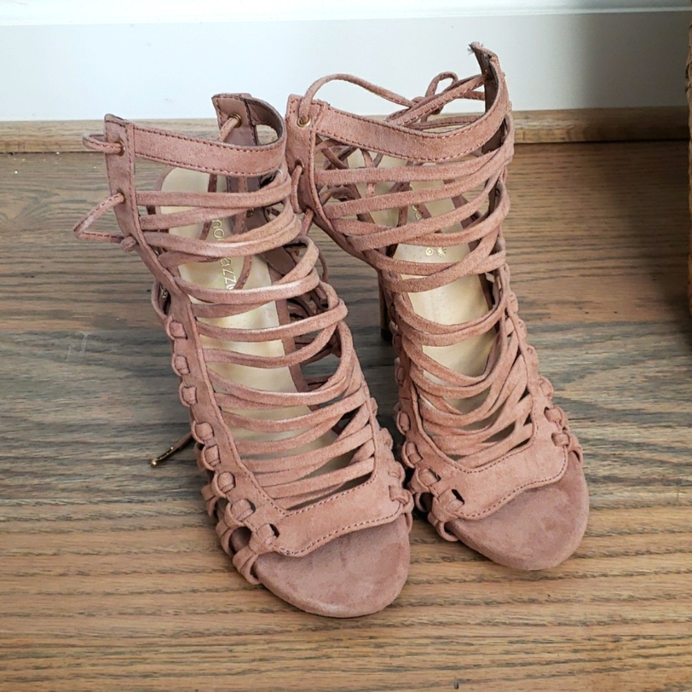 Lace up heels